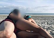 crazy stranger fucks me in the ass in front of the coast guard