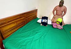 Stepsister's Husband Pounds Me Hard, Making Me Ride and Cum Without Condom