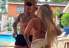 Tiny Petite 18+ Latina Teen Rides Hard in Rough Outdoor Quickie