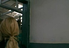 These Hot Blondes Are Having Their First Lesbian Experience, Kissing And Muff Diving Passionately