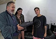 party at mansion with several cats today