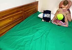 Stepsister's Husband Pounds Me Hard, Making Me Ride and Cum Without Condom