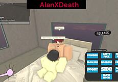 She was sucking me off when the admin ruined it on Roblox