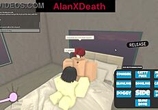 She was sucking me off when the admin ruined it on Roblox