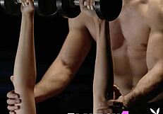 Hot Latina Babes Expose Big Asses and Boobs During Workout