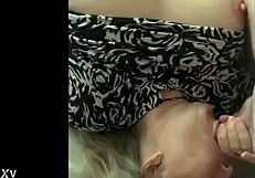 Chubby milf wife pov blowjob swallows cum and orgasms.