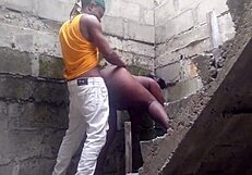 My Brick Layer Neighbor Fucks Me in Uncompleted Building