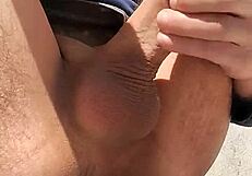 Outdoor Masturbation Risking New Neighbors' Sight