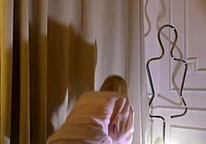 skinny girl meets lesbian girlfriend for fake porn shoot without panties