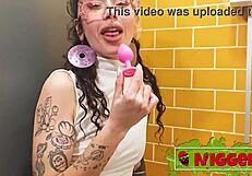 Forked tongue and open ass debut the petite 18+ star for Fedora Morelli