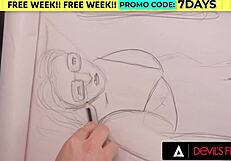 Devils film - sexy muse babe chloe surreal gives hot titty fuck