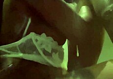 Sucking Shoe Plugg In Front Of The Fridge