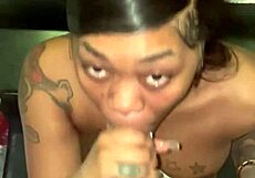 Sucking Shoe Plugg In Front Of The Fridge