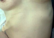 streetwalker watches outdoor fucking from behind