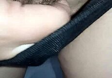 A pregnant woman finds herself in a public toilet outdoors