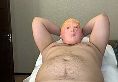 intimate waxing session with donald t