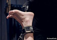 clamped with pins, is this blonde suspended for me?