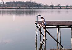 I met a sad cutie on the dock, fucked her, and her sadness vanished