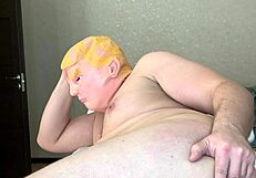 intimate waxing session with donald t