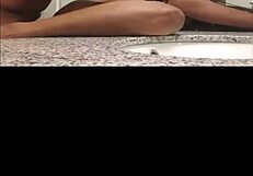 Doggystyle fucking my babymama, bent over with big black cock deep inside