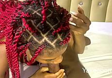 African hotties and slim girl share passionate moments