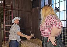 farmers daughter getting fucked by cowboys with creampies