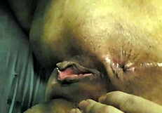 First Time Of My Wife With This Black Boy After Condom Broke He Cum On Her Pussy While I Suck