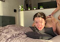 Rough Anal Pounding Stepsister's Tight Ass at Sunrise with Huge Creampie