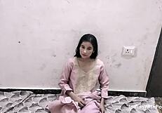 Desi Housewife Rough Fucking and Cum Inside Pussy in Hindi Sex