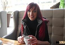 Luna Belle Redhead Takes Two Cocks For Fucking