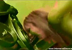 Watch this interracial anal threesome on the staircase with the cheating bride! It's taboo and intense.