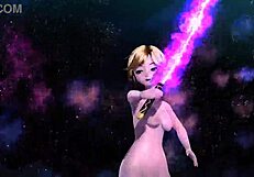 Kagamine Rin, Meiko, and Haku in full nude mod