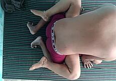 Indian wife gets fucked and pussy filled