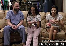 Stepsisters aria nicole in pov backstage hospital domination scene