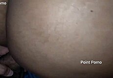 My friend left me alone with his wife, and I devoured her naughty pussy, filling it with cum