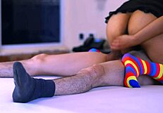 Pretty sister and her brother's friend hide in the hotel for secret encounter