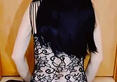 does this milf dance striptease with masturbation before big dick fills her tight holes?