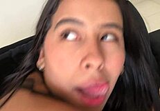 I Relax With My Curvy Stepsister During A Homemade Massage Session In Spanish