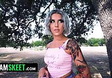 Cute Tattoo Girl Gets Kicked Out Of Church And Makes Her First Porn