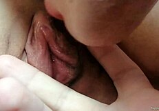 close up pussy licking and real woman orgasm?