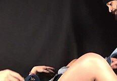 Fucking stepsister hard after breaking jeans