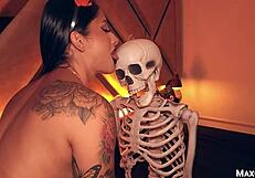 Voodoo Whore Gets Creampie in Her Asshole