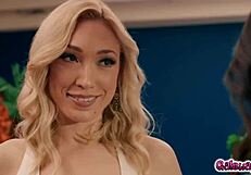 i'm the bride lily labeau and my bridesmaids octavia red, ivy ireland, and karina valentina are having hot lesbian group sex with me