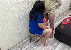 Mature milf jerks his cock and gets fucked in anal by monster cock