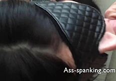 BDSM girl undergoes spanking and receives creampie during live cam session at ass-spanking.com