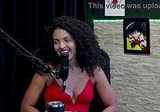 Mia Luz Teases Swingers with Secret Recordings in Sheer Red