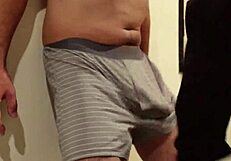 Woman Uses Man As Punching Bag For Balls And Cock