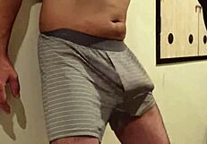 Woman Uses Man As Punching Bag For Balls And Cock