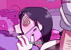 Pillow princess enjoys asian japanese sex