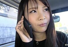 i picked up a petite japanese teen for an interview and she had an intense orgasm with a vibrator